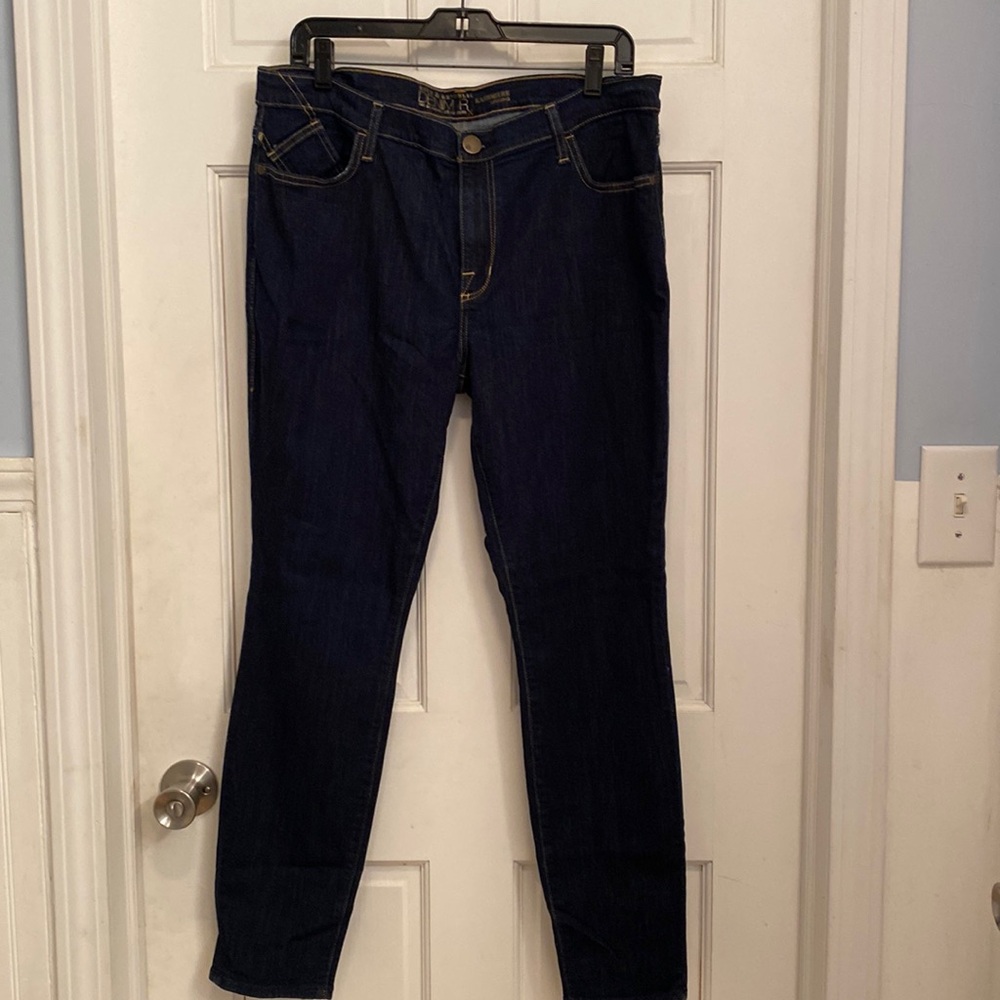 Rock & Republic Denim RX Dark WAsh Stretch Kashmire Skinny Jeans Sz 18M Women's